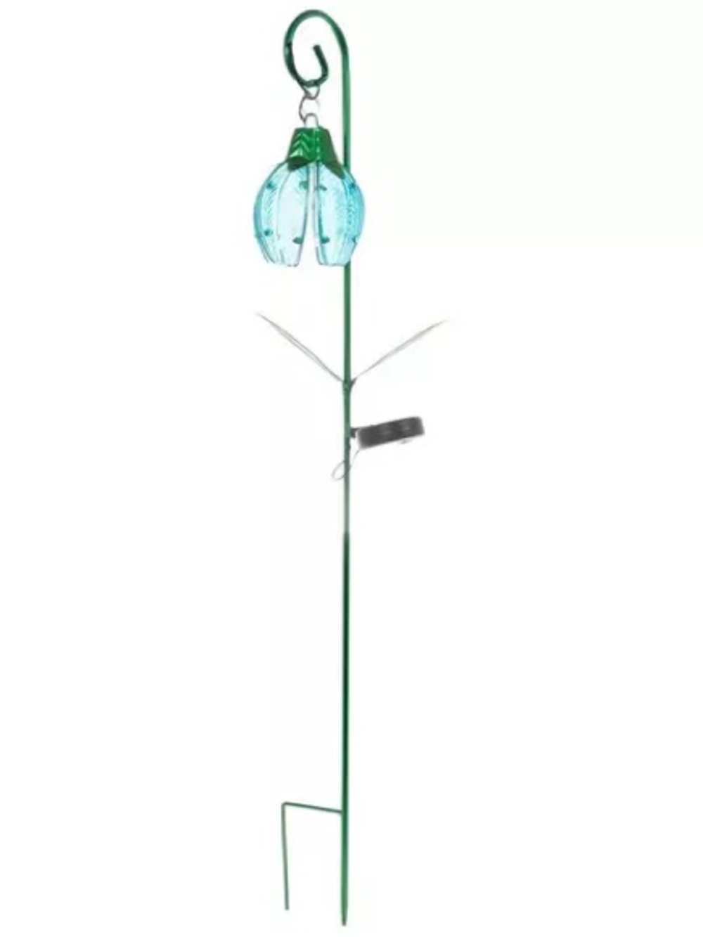 Solar Flower Metal Garden Stake - Picture 2 of 3
